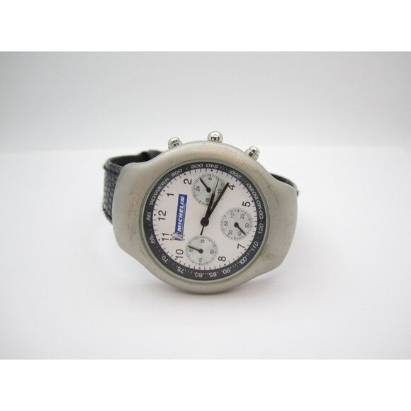 Men Michelin Tire Company Quartz WR Analog 38mm Round Watch (H339) "New Battery" - Picture 7 of 10